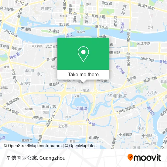星信国际公寓 map