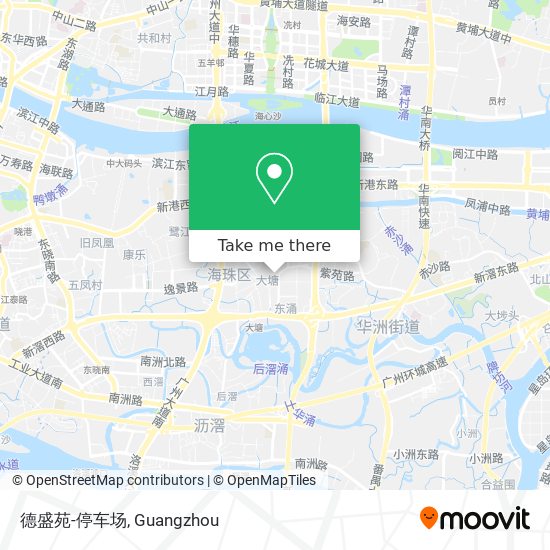 德盛苑-停车场 map