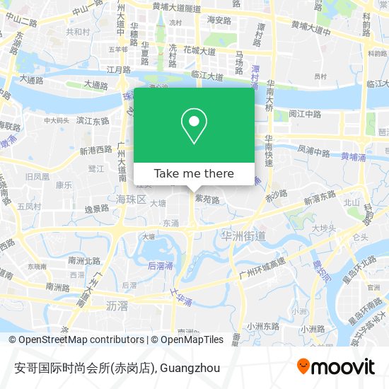 安哥国际时尚会所(赤岗店) map
