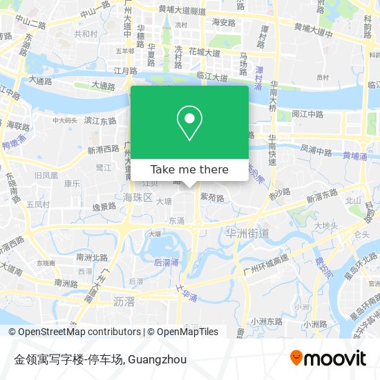 金领寓写字楼-停车场 map