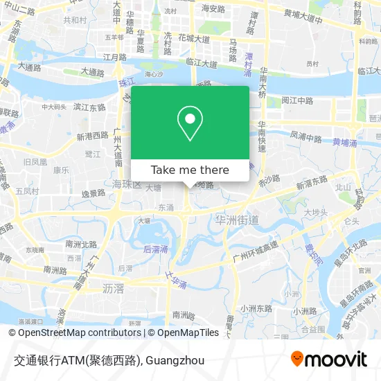 交通银行ATM(聚德西路) map