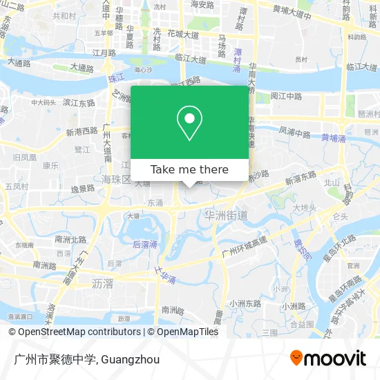 广州市聚德中学 map
