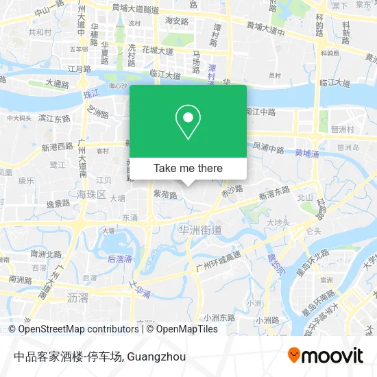中品客家酒楼-停车场 map