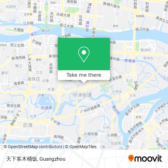 天下客木桶饭 map