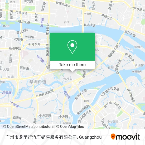 广州市龙星行汽车销售服务有限公司 map