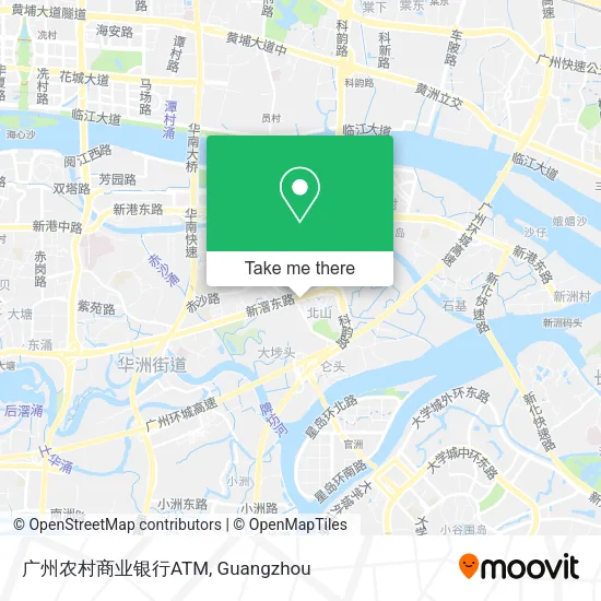 广州农村商业银行ATM map
