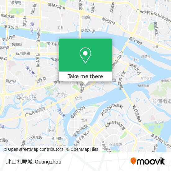 北山扎啤城 map