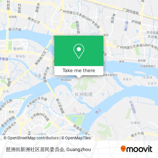 琶洲街新洲社区居民委员会 map