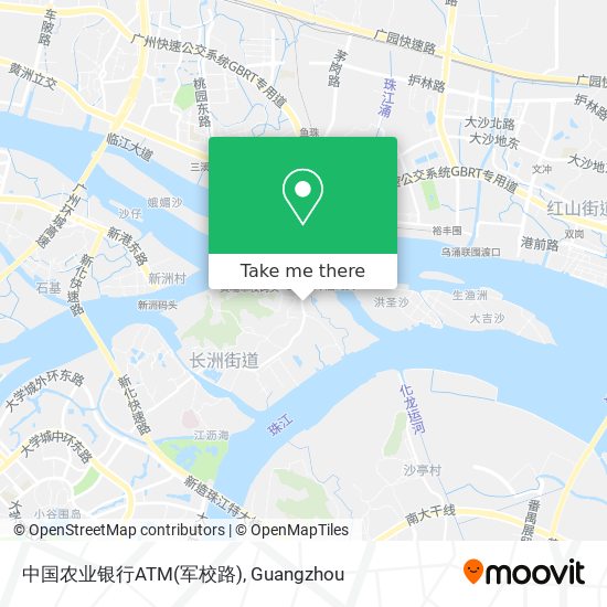 中国农业银行ATM(军校路) map