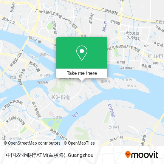 中国农业银行ATM(军校路) map