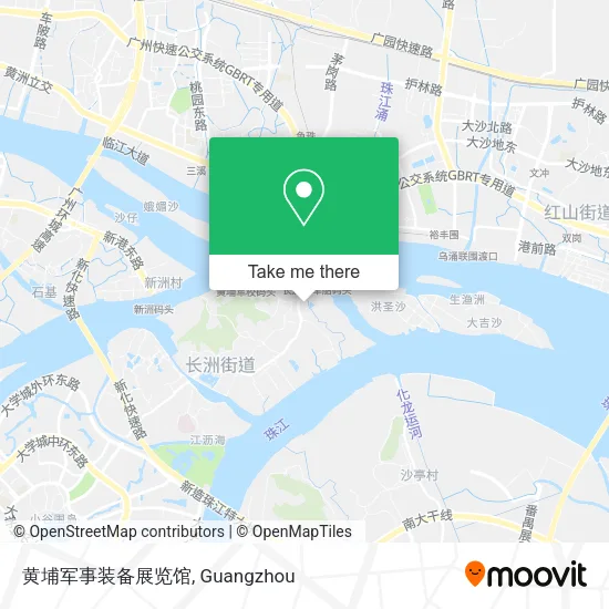 黄埔军事装备展览馆 map