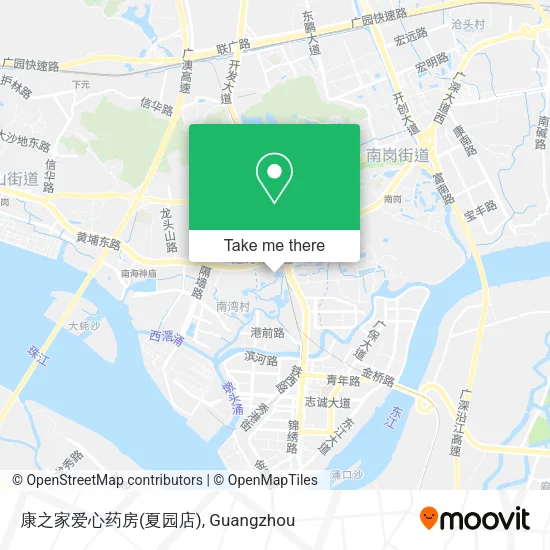 康之家爱心药房(夏园店) map