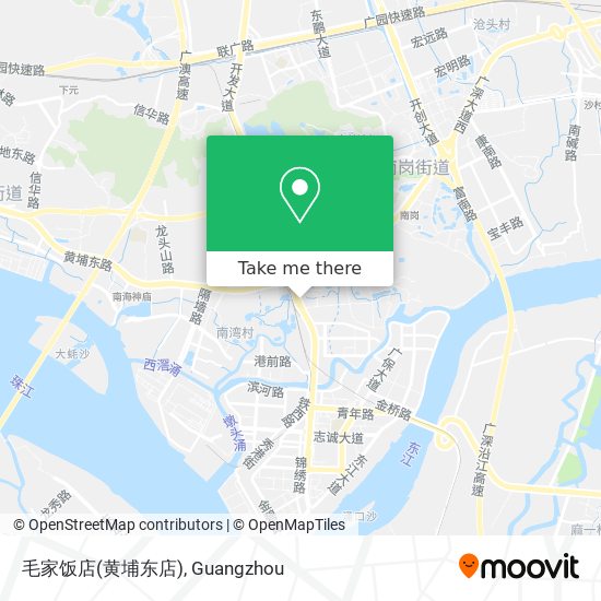 毛家饭店(黄埔东店) map