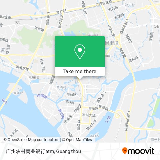 广州农村商业银行atm map
