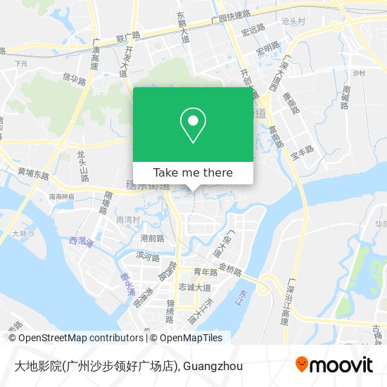大地影院(广州沙步领好广场店) map