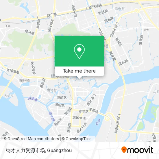 纳才人力资源市场 map