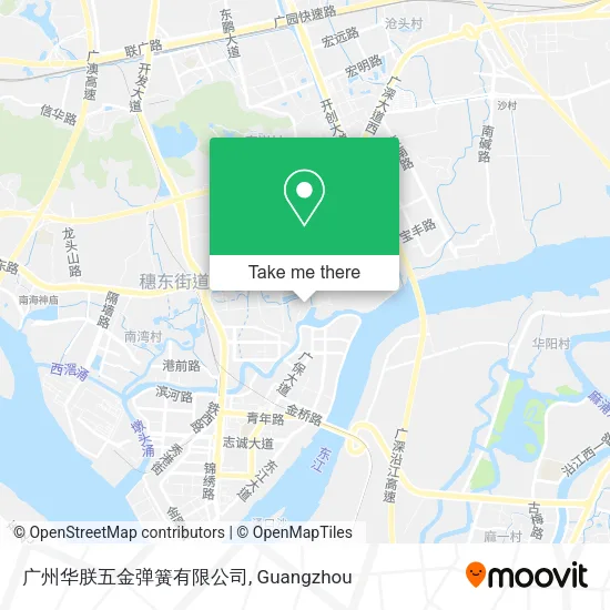 广州华朕五金弹簧有限公司 map