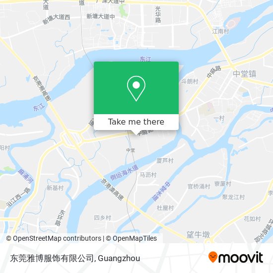 东莞雅博服饰有限公司 map