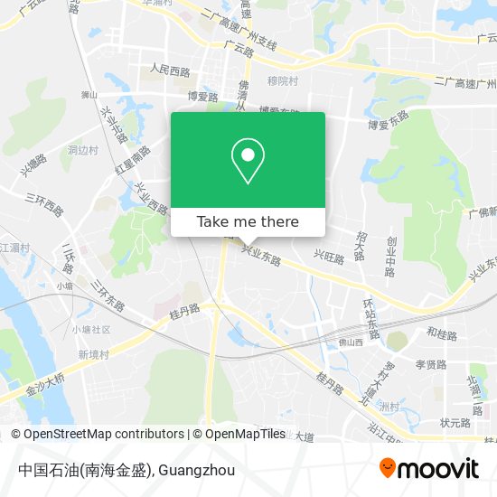 中国石油(南海金盛) map