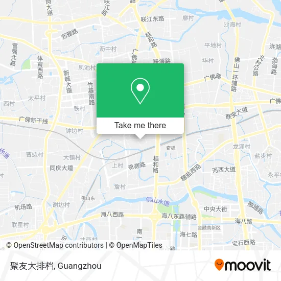 聚友大排档 map