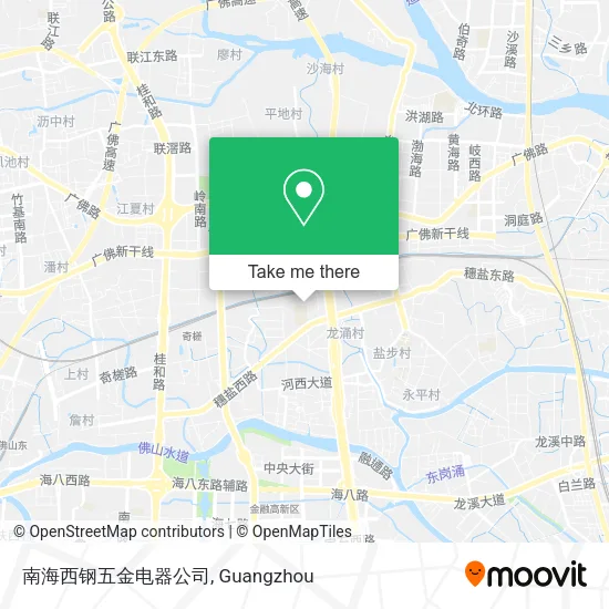 南海西钢五金电器公司 map