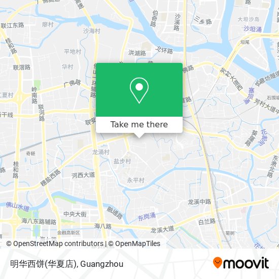 明华西饼(华夏店) map