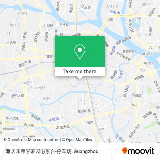 雅居乐雍景豪园灏景台-停车场 map
