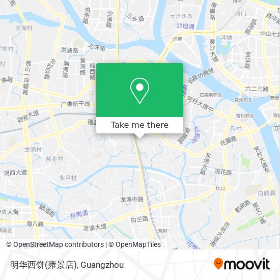 明华西饼(雍景店) map