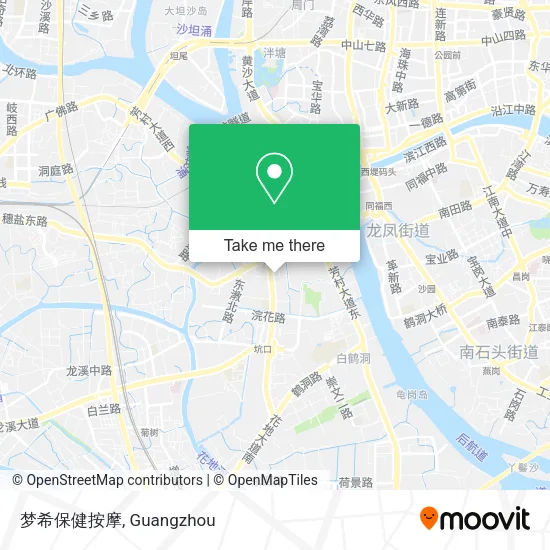 梦希保健按摩 map