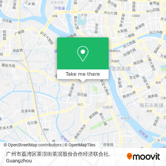 广州市荔湾区茶滘街茶滘股份合作经济联合社 map