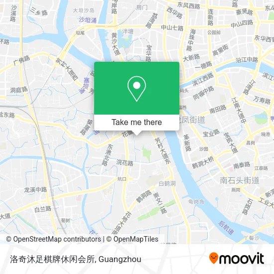 洛奇沐足棋牌休闲会所 map