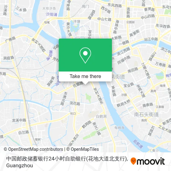 中国邮政储蓄银行24小时自助银行(花地大道北支行) map