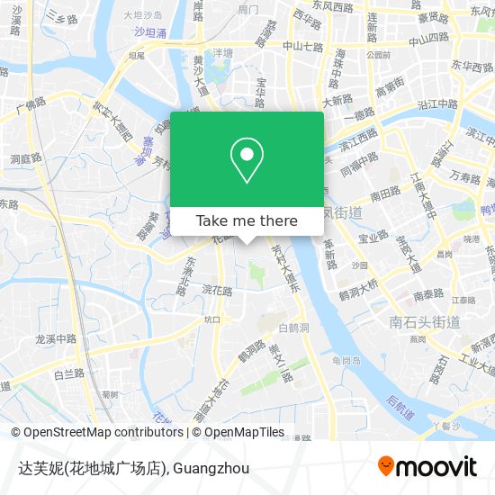 达芙妮(花地城广场店) map