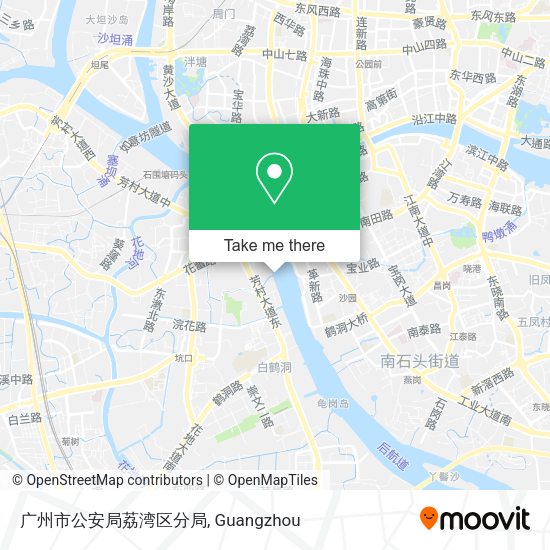 广州市公安局荔湾区分局 map