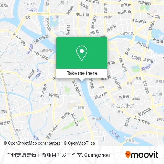 广州宠愿宠物主题项目开发工作室 map