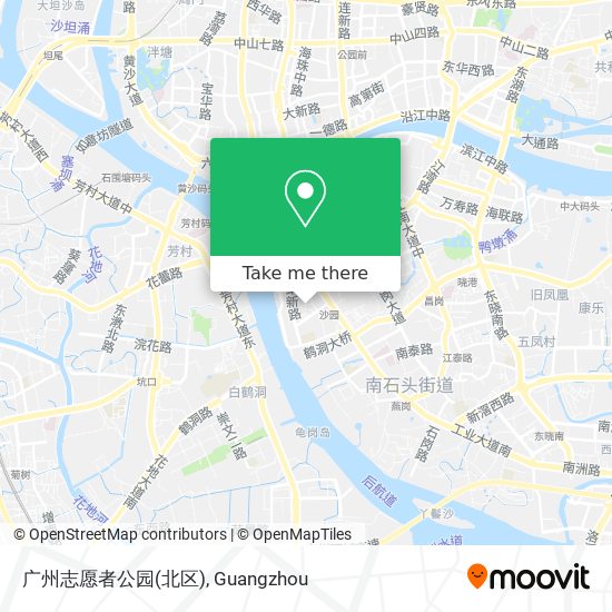 广州志愿者公园(北区) map
