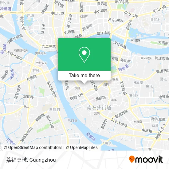 荔福桌球 map