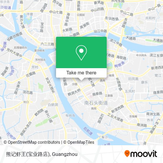 熊记虾王(宝业路店) map