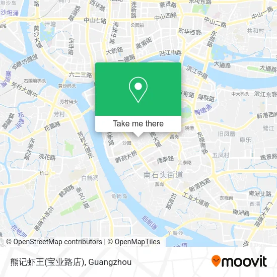 熊记虾王(宝业路店) map
