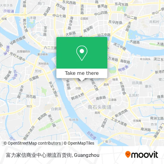 富力家信商业中心潮流百货街 map