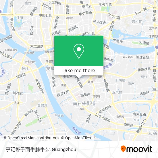 亨记虾子面牛腩牛杂 map