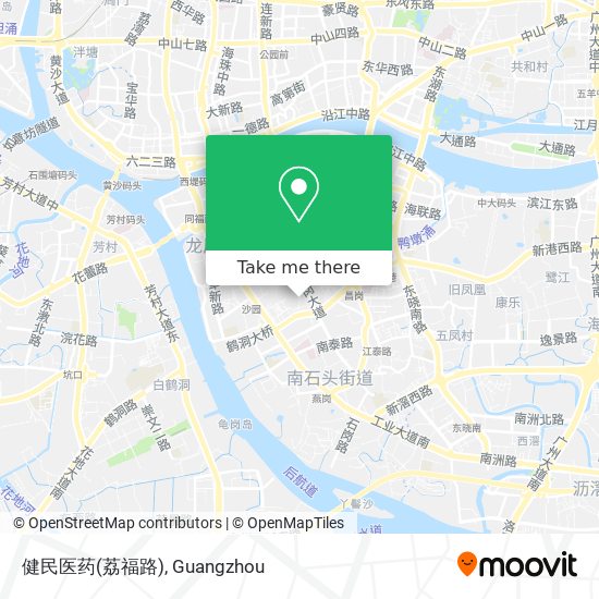 健民医药(荔福路) map