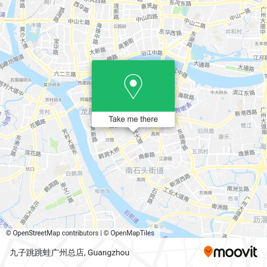 九子跳跳蛙广州总店 map