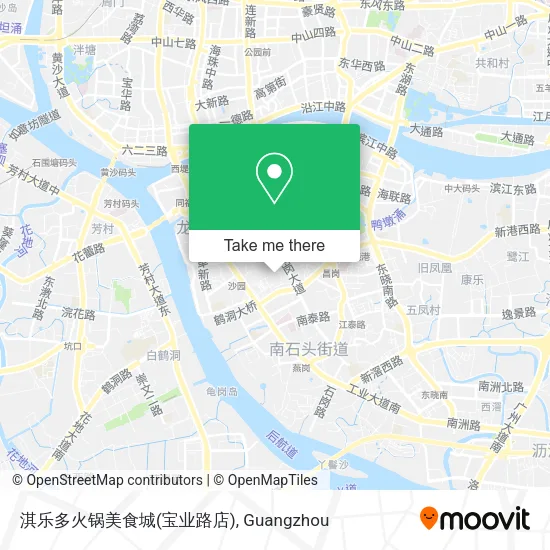 淇乐多火锅美食城(宝业路店) map