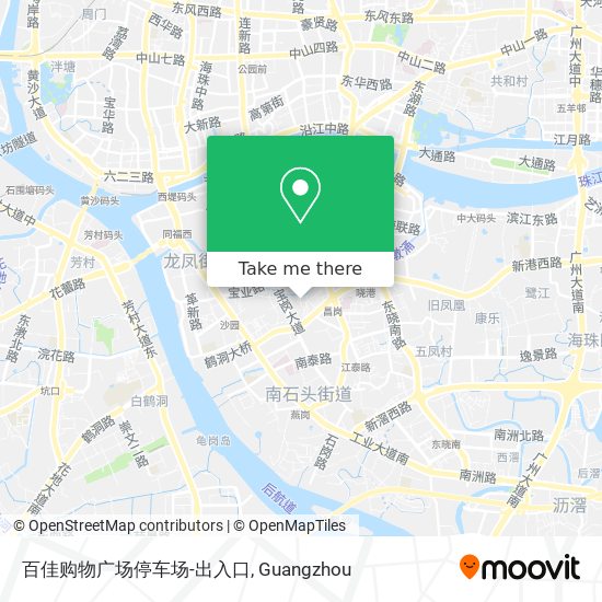 百佳购物广场停车场-出入口 map