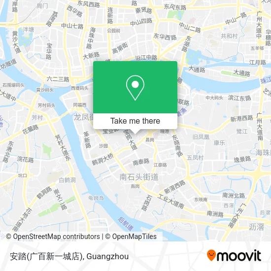 安踏(广百新一城店) map