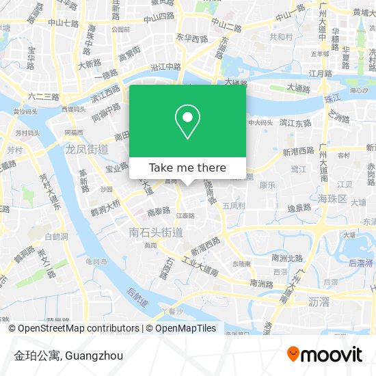 金珀公寓 map