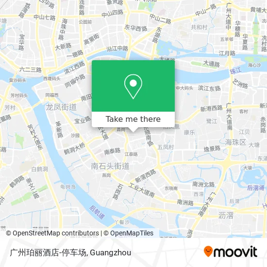 广州珀丽酒店-停车场 map