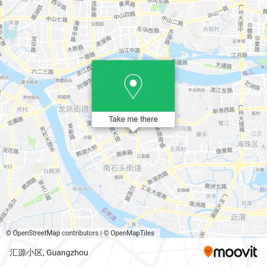 汇源小区 map