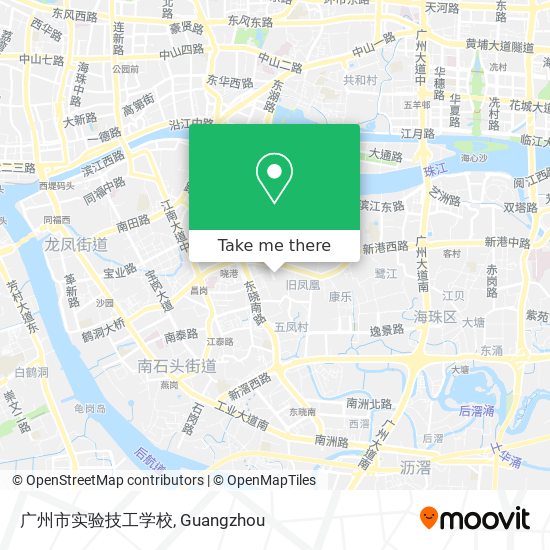 广州市实验技工学校 map